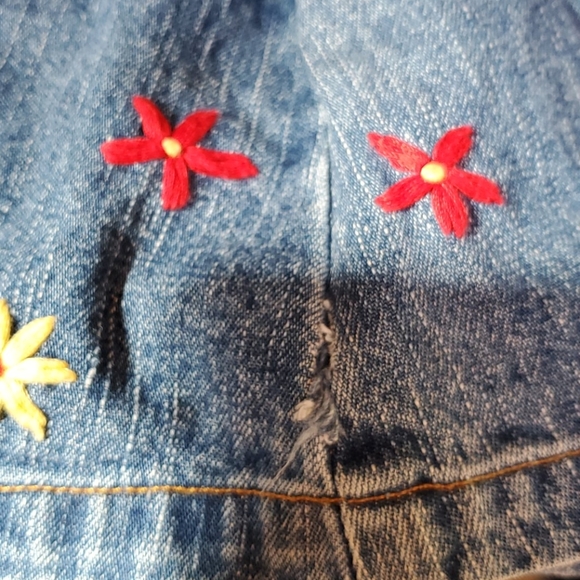 SZ. JET SET TODDLER DENIM COVERALL DRESS - Picture 3 of 4